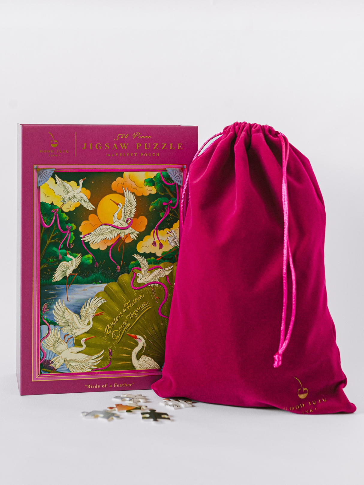 Birds of a Feather 500 Piece Jigsaw Puzzle | Good Juju Ink