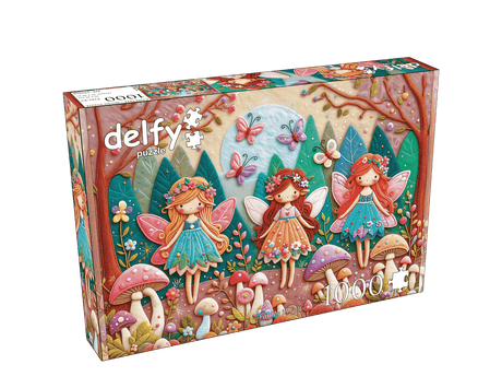 Fables In Felt 1000 Piece Jigsaw Puzzle | Delfy Puzzles - Jigsaw Puzzles - The Puzzle Center