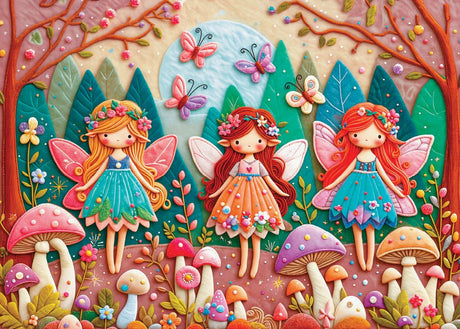 Fables In Felt 1000 Piece Jigsaw Puzzle | Delfy Puzzles - Jigsaw Puzzles - The Puzzle Center