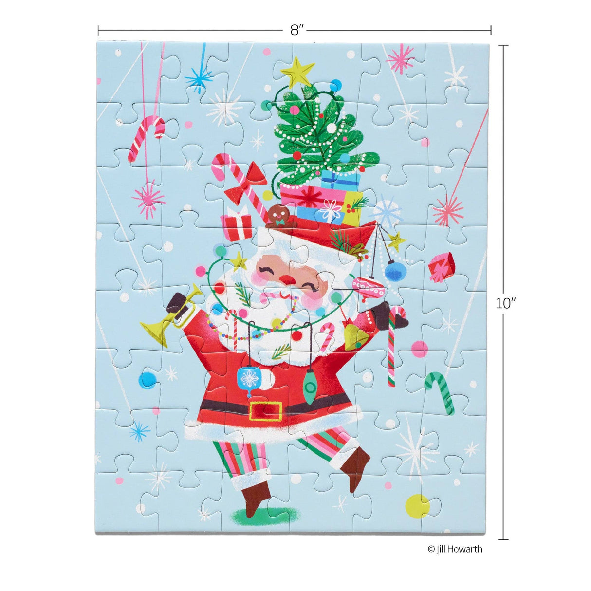 Fancy Pants Santa 48 Piece Jigsaw Puzzle | WerkShoppe - Jigsaw Puzzle - The Puzzle Center