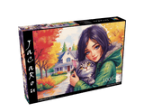 Feline Autumn Bond 1000 Piece Jigsaw Puzzle | JaCaRou Puzzles - Jigsaw Puzzles - The Puzzle Center