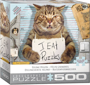 Feline Feline by Paul Normand 500 Piece Jigsaw Puzzle | Eurographics - Eurographics - Jigsaw Puzzles - The Puzzle Center