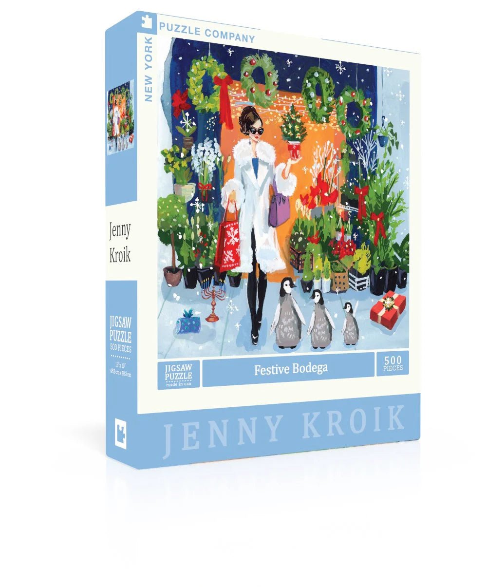 Festive Bodega 500 Piece Jigsaw Puzzle | New York Puzzle Company - Jigsaw Puzzles - The Puzzle Center