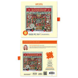 Festive Bookshop 1000 Piece Jigsaw Puzzle | WerkShoppe - Jigsaw Puzzle - The Puzzle Center