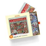 Festive Bookshop 1000 Piece Jigsaw Puzzle | WerkShoppe - Jigsaw Puzzle - The Puzzle Center