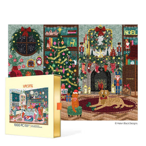 Festive Family Room 1000 Piece Jigsaw Puzzle | WerkShoppe - Jigsaw Puzzle - The Puzzle Center
