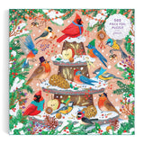 Festive Feathers 500 Piece Foil Jigsaw Puzzle | Galison - Jigsaw Puzzles - The Puzzle Center