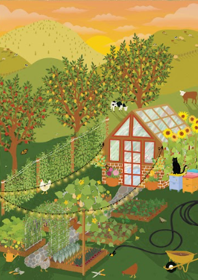 Hobby Farm 500 Piece JIgsaw Puzzle | Villager