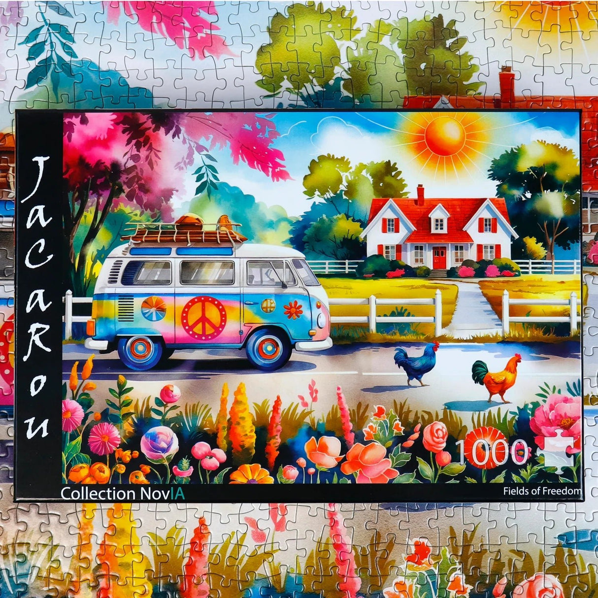 Fields Of Freedom 1000 Piece Jigsaw Puzzle by JaCaRou Puzzles - Jigsaw Puzzles - The Puzzle Center