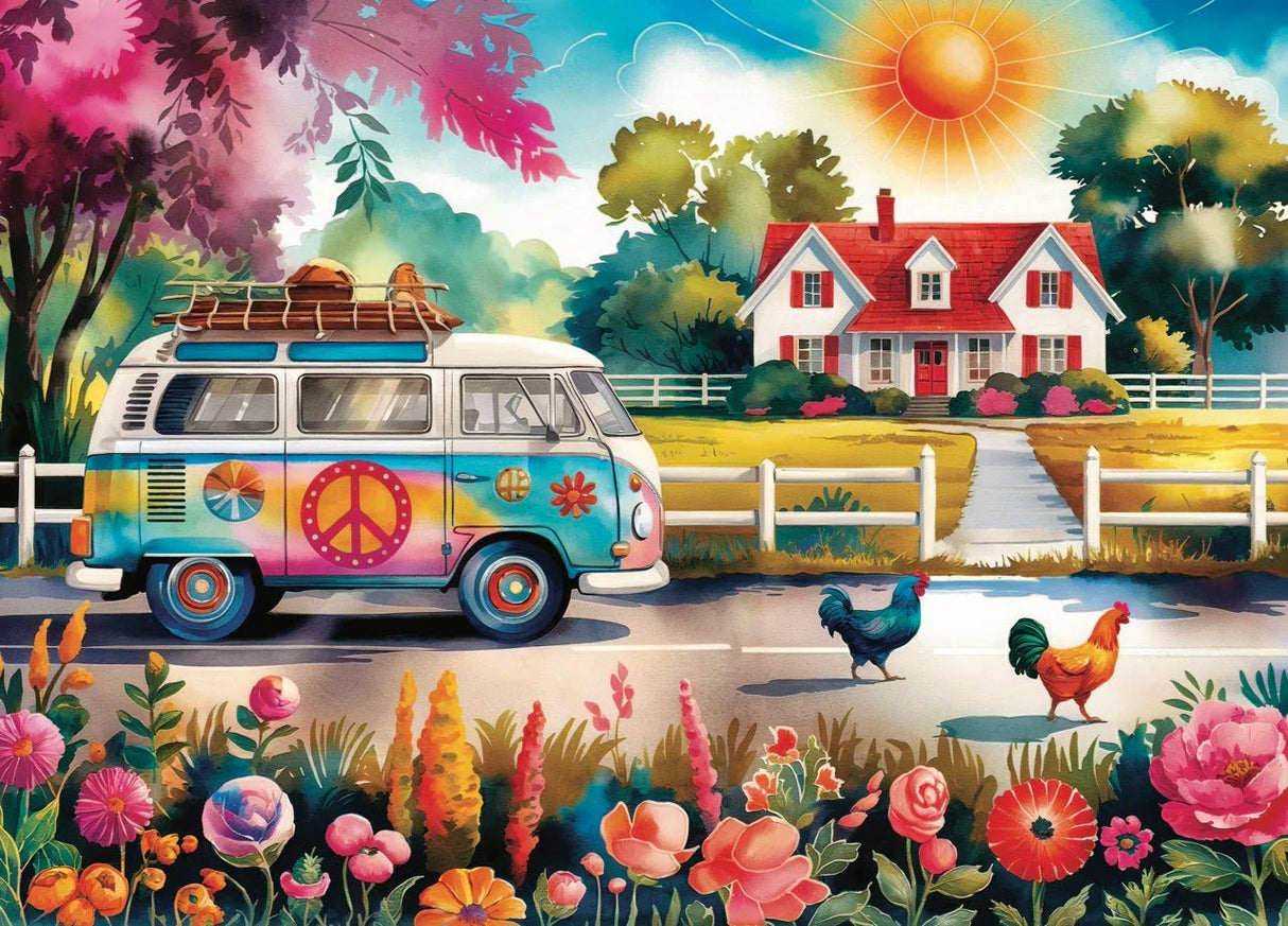 Fields Of Freedom 1000 Piece Jigsaw Puzzle by JaCaRou Puzzles - Jigsaw Puzzles - The Puzzle Center