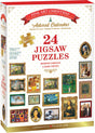 Fine Art Christmas 24 x 50 Piece Advent Calendar Jigsaw Puzzles | Eurographics - Jigsaw Puzzles - The Puzzle Center