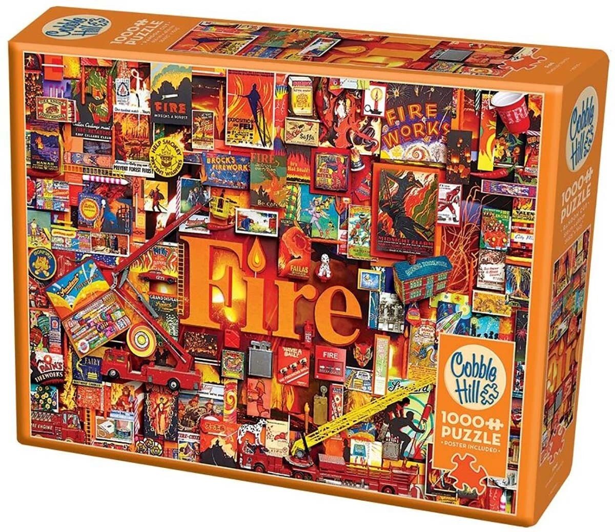 Fire 1000 Piece Jigsaw Puzzle | Cobble Hill - Jigsaw Puzzles - The Puzzle Center