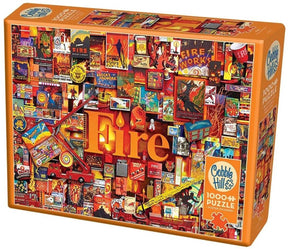 Fire 1000 Piece Jigsaw Puzzle | Cobble Hill - Jigsaw Puzzles - The Puzzle Center
