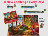 Fireside Christmas Advent Calendar 1000 Pieces | Vermont Christmas Co