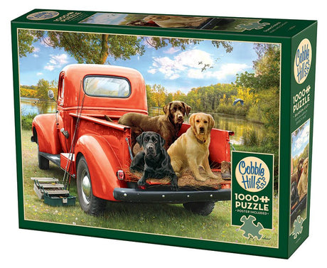 Fishing Friends 1000 Piece Jigsaw Puzzle | Cobble Hill - Jigsaw Puzzles - The Puzzle Center