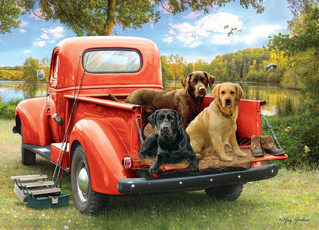 Fishing Friends 1000 Piece Jigsaw Puzzle | Cobble Hill - Jigsaw Puzzles - The Puzzle Center