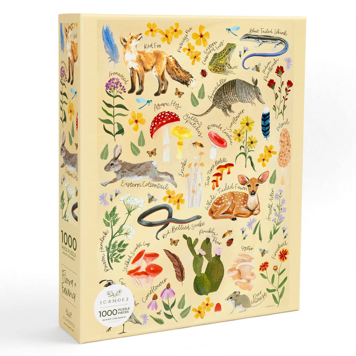 Flora & Fauna 1000 Piece Jigsaw Puzzle | 1Canoe2 - Jigsaw Puzzles - The Puzzle Center