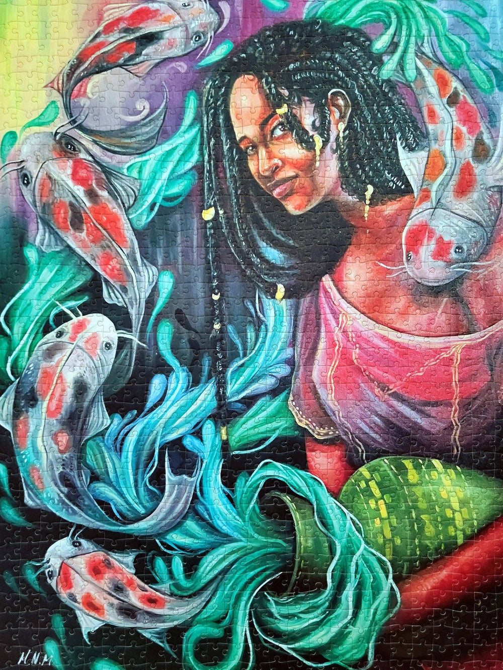 Flow 1000 Piece Jigsaw Puzzle by Puzzles of Color | Morgan N. Marshall - Puzzles of Color - Jigsaw Puzzles - The Puzzle Center