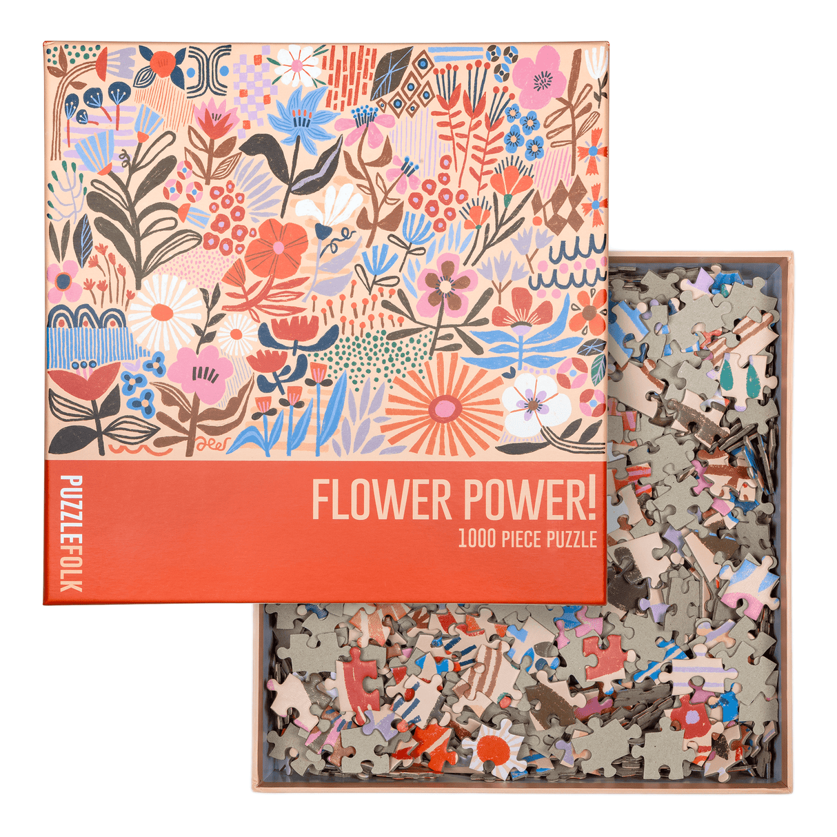 Flower Power 1000 Piece Jigsaw Puzzle | Puzzlefolk - Jigsaw Puzzles - The Puzzle Center