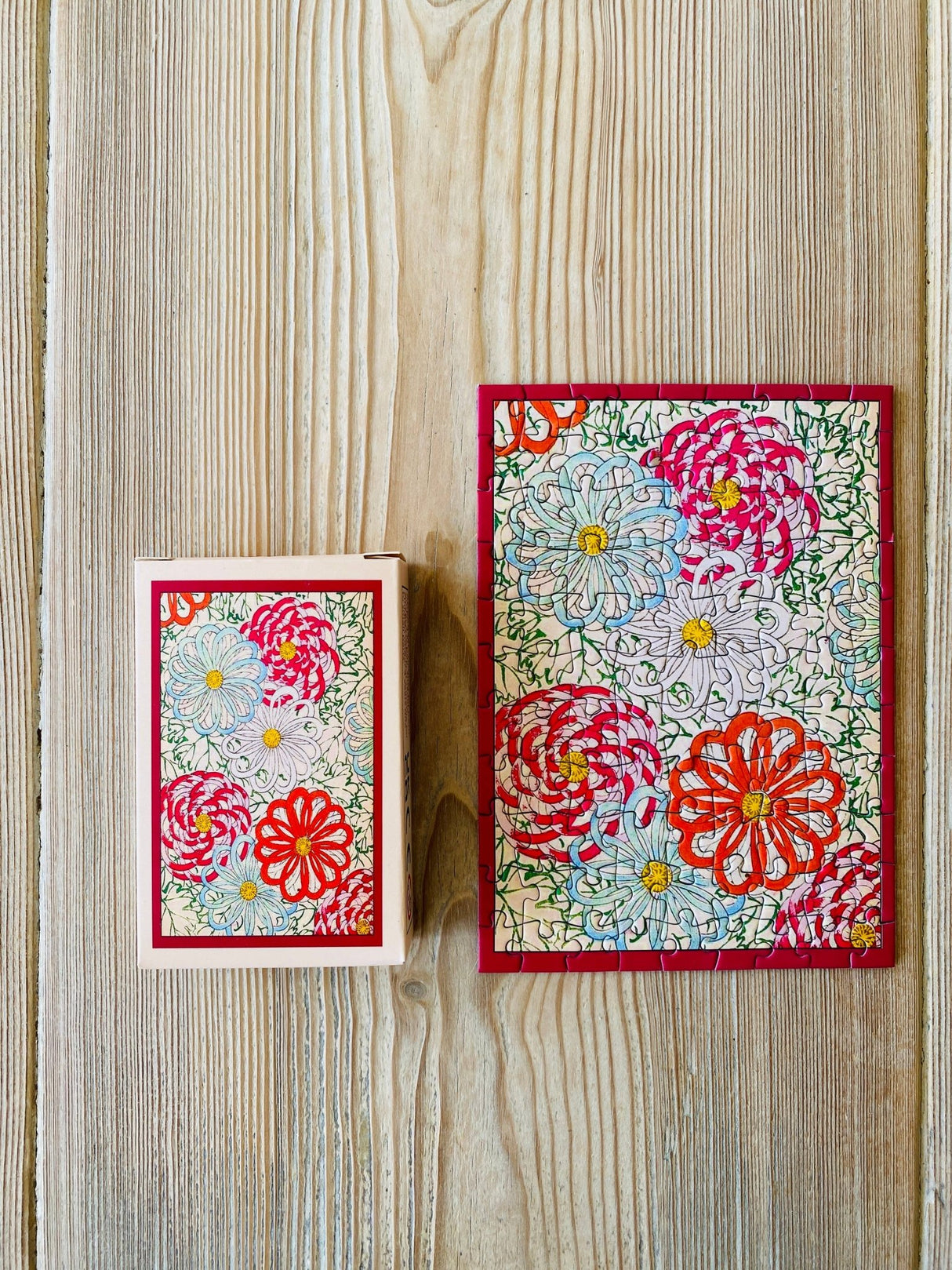 Flower Wheels 99 Piece Jigsaw Puzzle | Penny Puzzle - Jigsaw Puzzles - The Puzzle Center