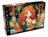 Flowered Fabric Grace 1000 Piece Jigsaw Puzzle | JaCaRou Puzzles - Jigsaw Puzzles - The Puzzle Center
