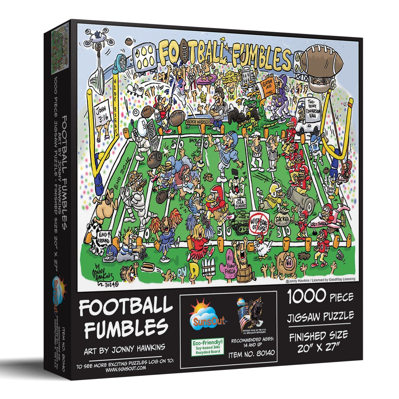 Football Fumbles 1000 Piece Jigsaw Puzzle by SunsOut Puzzles - SunsOut - Jigsaw Puzzles - The Puzzle Center