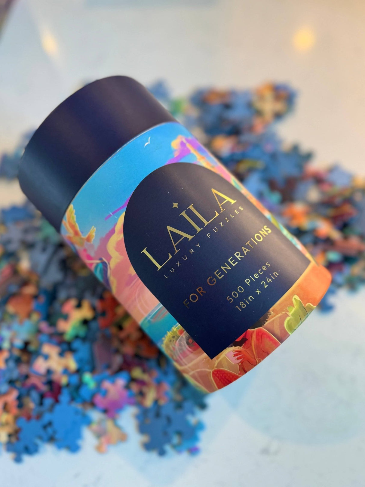 For Generations 500 Piece Jigsaw Puzzle | Laila Luxury Puzzles - Jigsaw Puzzles - The Puzzle Center