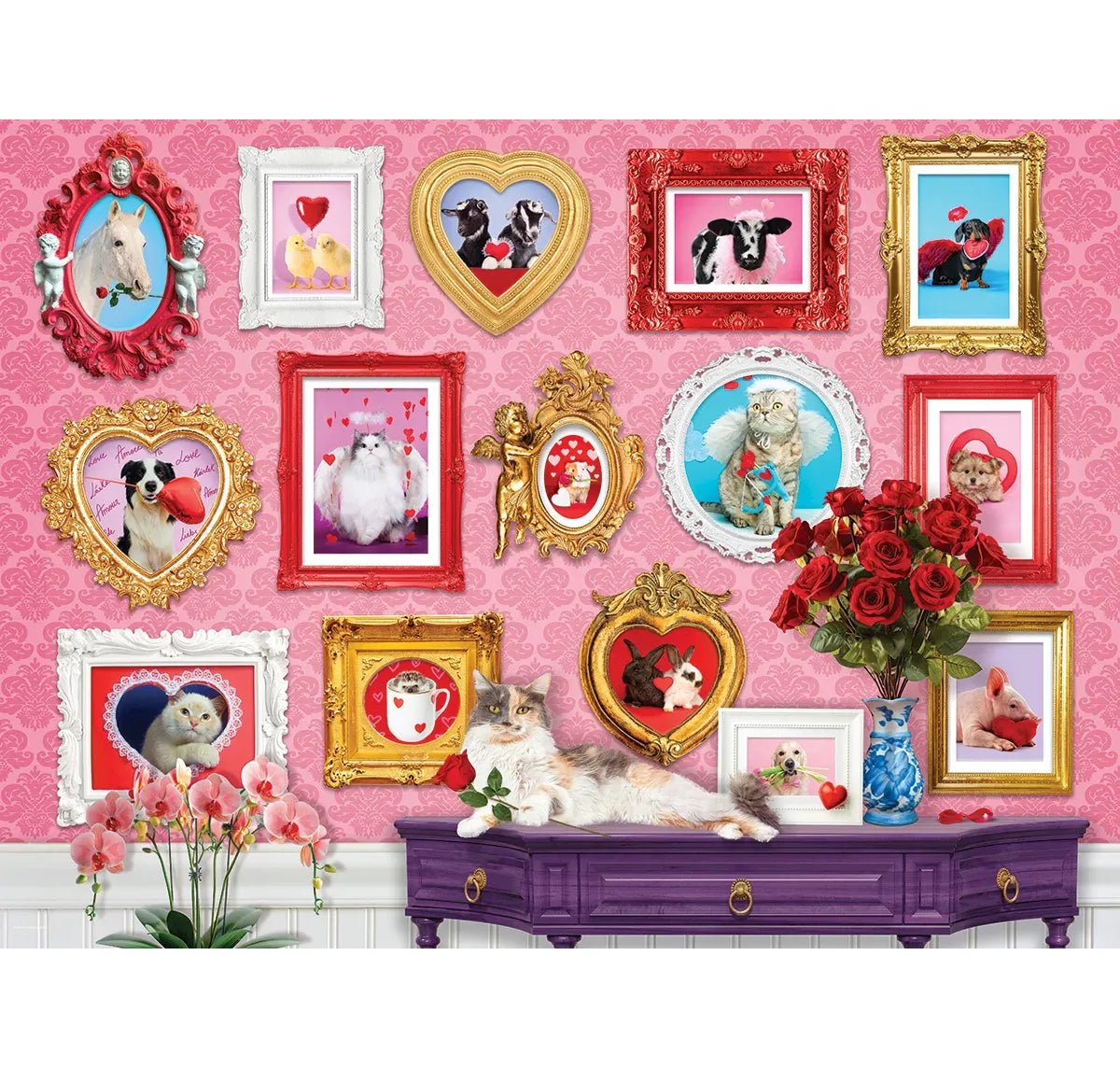 For the Love of Animals 500 Piece Jigsaw Puzzle | Eurographics - Jigsaw Puzzles - The Puzzle Center
