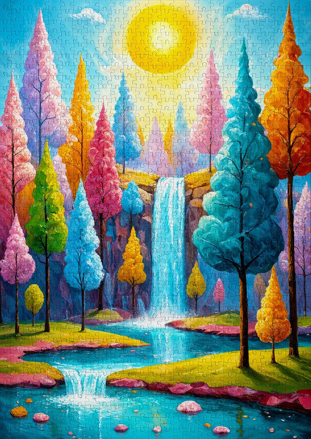 Forest Cascade 1000 Piece Puzzle | Enjoy – The Puzzle Center
