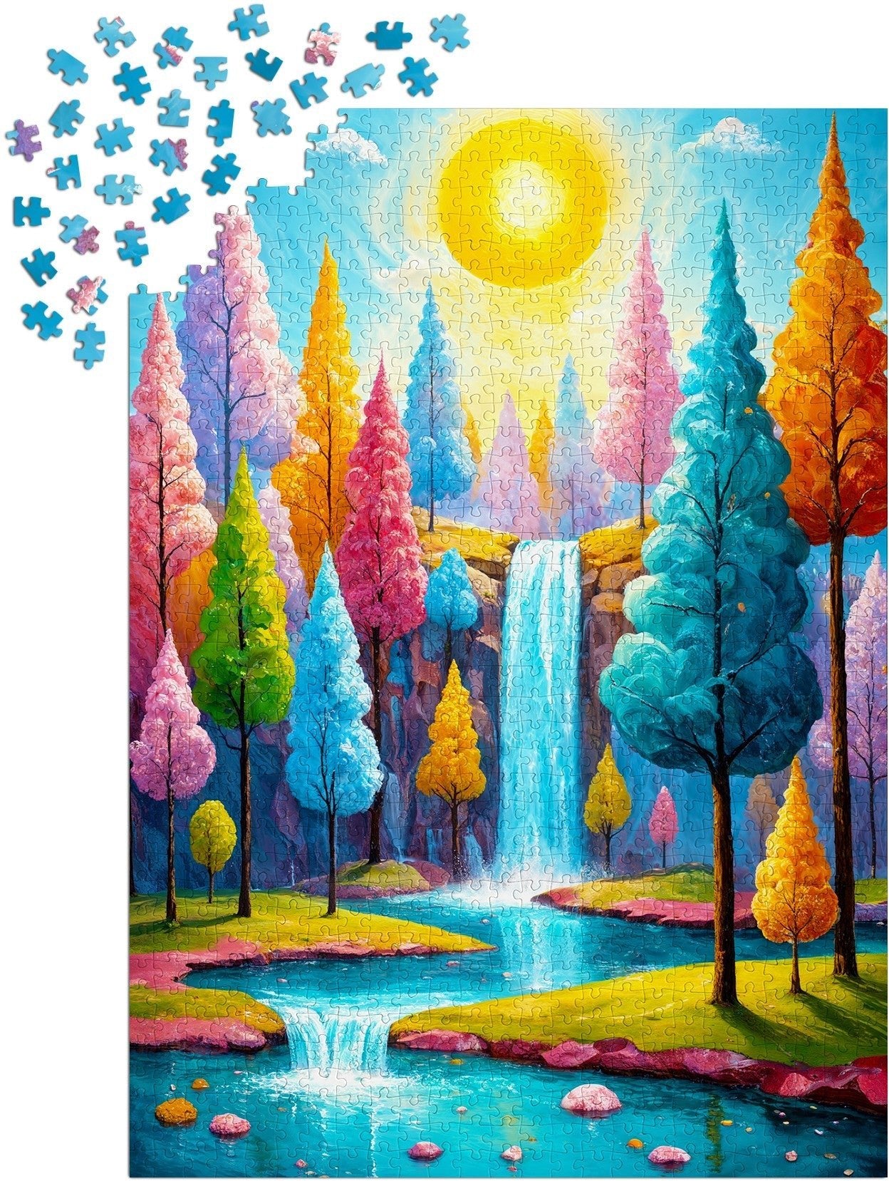 Forest Cascade 1000 Piece Puzzle | Enjoy – The Puzzle Center