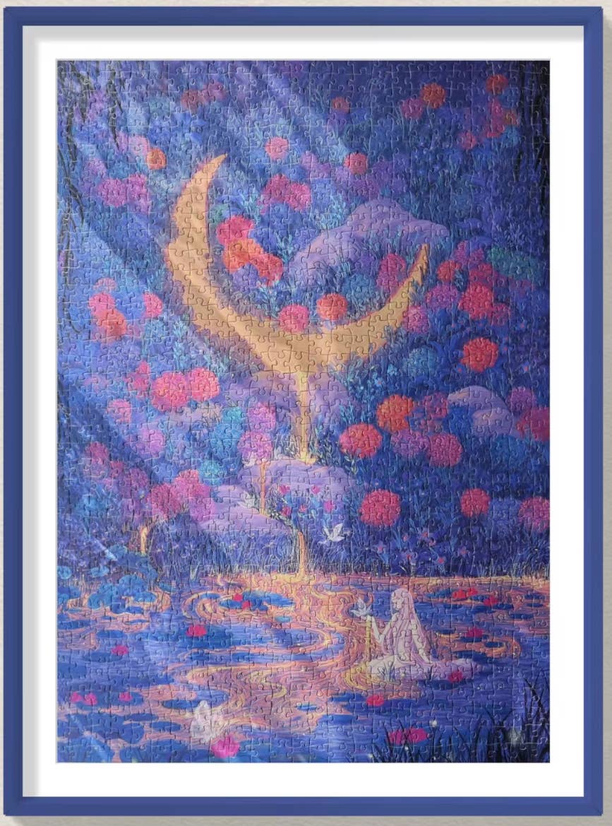 Forest in Moonlight 1000 Piece Jigsaw Puzzle | WEVE Puzzle - Jigsaw Puzzles - The Puzzle Center