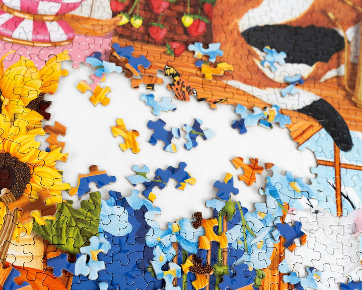 Four Seasons of Cats 1000 Piece Jigsaw Puzzle | Springbok Puzzles - Springbok Puzzles - Jigsaw Puzzles - The Puzzle Center