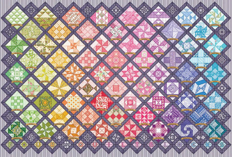 Four Square Quilt Blocks 2000 Piece Jigsaw Puzzle | Cobble Hill - Jigsaw Puzzles - The Puzzle Center