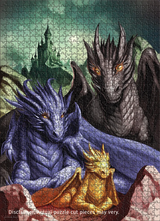Fourth Wing Tairn, Sgaeyl & Andarna 1000 Piece Jigsaw Puzzle | Eurographics - Jigsaw Puzzles - The Puzzle Center
