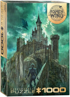 Fourth Wing - Violet Crossing the Parapet 1000 Piece Jigsaw Puzzle | Eurographics - Jigsaw Puzzles - The Puzzle Center