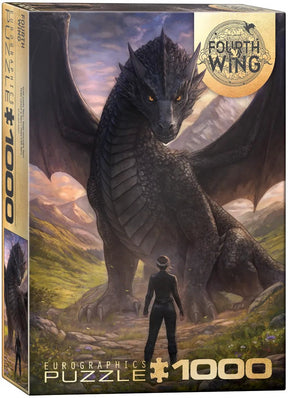 Fourth Wing - Violet Meets Tairn 1000 Piece Jigsaw Puzzle | Eurographics - Jigsaw Puzzles - The Puzzle Center