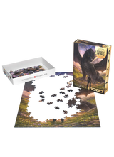 Fourth Wing - Violet Meets Tairn 1000 Piece Jigsaw Puzzle | Eurographics - Jigsaw Puzzles - The Puzzle Center