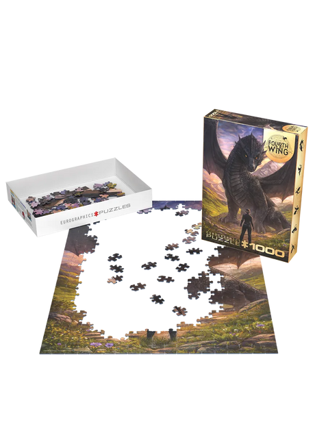Fourth Wing - Violet Meets Tairn 1000 Piece Jigsaw Puzzle | Eurographics - Jigsaw Puzzles - The Puzzle Center