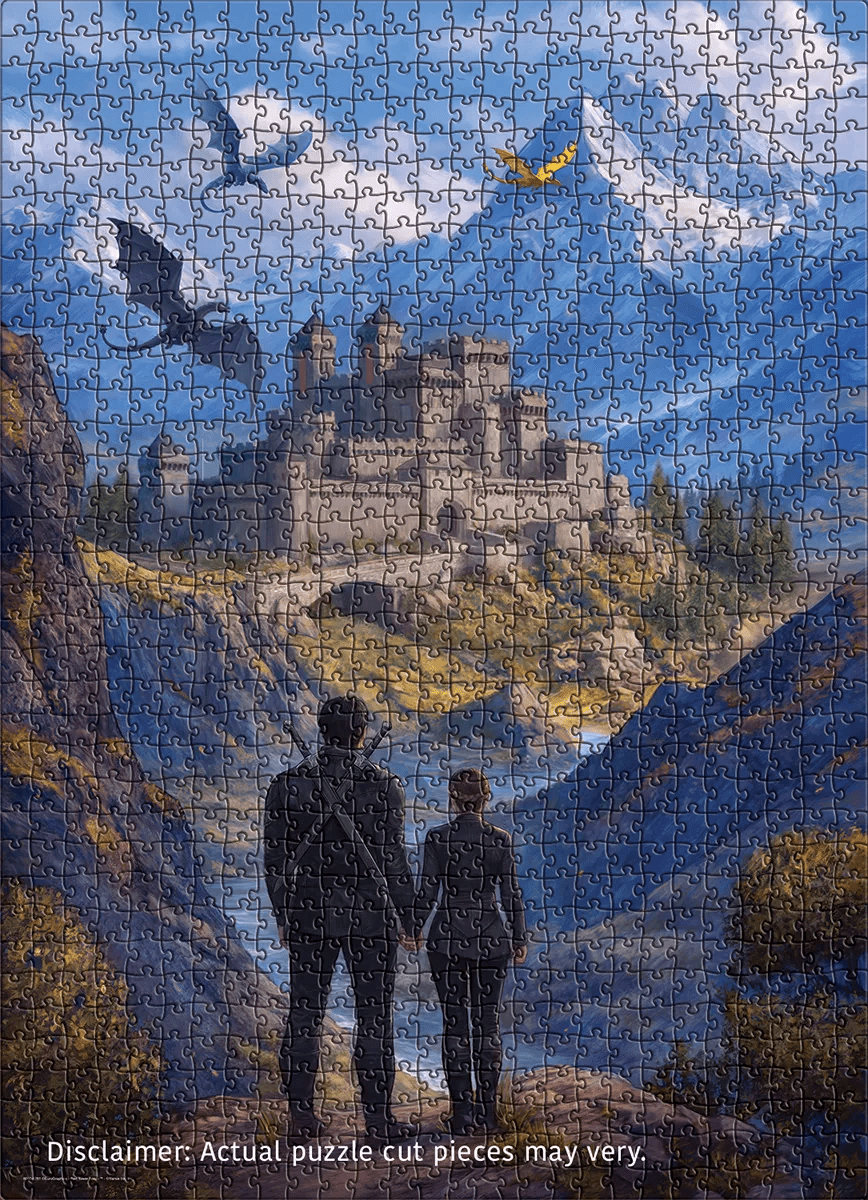 Fourth Wing - Violet & Xaden 1000 Piece Jigsaw Puzzle | Eurographics - Jigsaw Puzzles - The Puzzle Center
