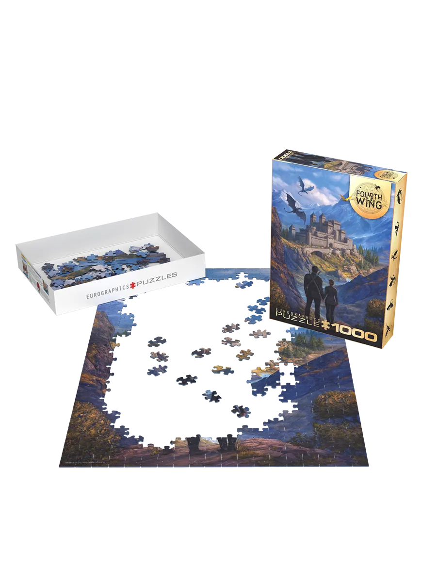 Fourth Wing - Violet & Xaden 1000 Piece Jigsaw Puzzle | Eurographics - Jigsaw Puzzles - The Puzzle Center