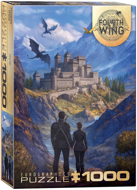 Fourth Wing - Violet & Xaden 1000 Piece Jigsaw Puzzle | Eurographics - Jigsaw Puzzles - The Puzzle Center