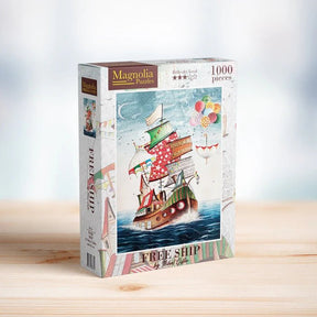 Free Ship 1000 Piece Jigsaw Puzzle | Magnolia Puzzles - Magnolia - Jigsaw Puzzles - The Puzzle Center