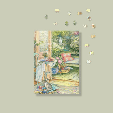 French Doors 896 Piece Jigsaw Puzzle | The Puzzle Theory - Jigsaw Puzzles - The Puzzle Center