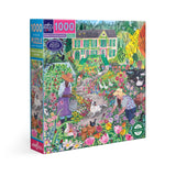 French Flower Garden 1000 Piece Jigsaw Puzzle | eeBoo - Jigsaw Puzzles - The Puzzle Center