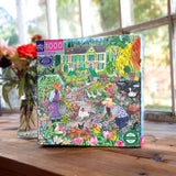 French Flower Garden 1000 Piece Jigsaw Puzzle | eeBoo - Jigsaw Puzzles - The Puzzle Center