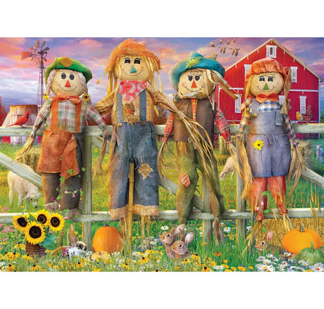 Friendly Scarecrows 300 Piece Jigsaw Puzzle | Eurographics