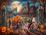 Fright Night Friends 500 Piece Jigsaw Puzzle | Vermont Christmas Co - Jigsaw Puzzles - The Puzzle Center