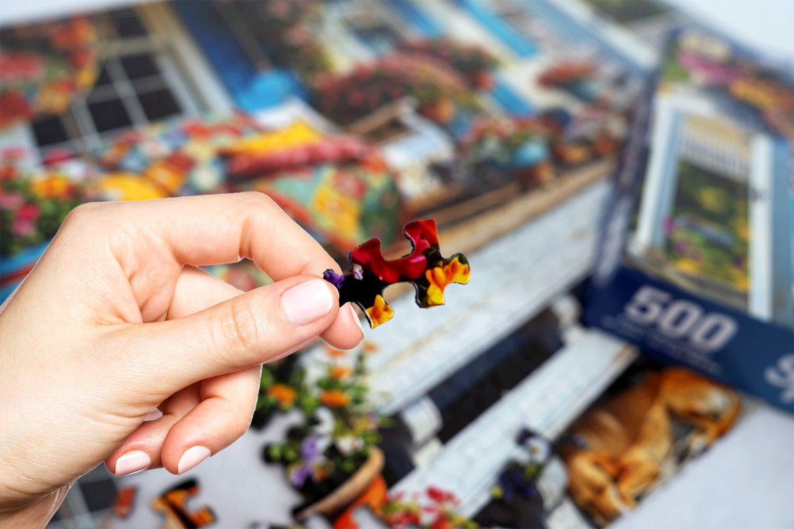 Front Porch 500 Piece Jigsaw Puzzle | Springbok Puzzles - Springbok Puzzles - Jigsaw Puzzles - The Puzzle Center