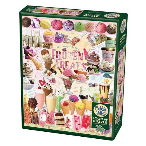 Cobble Hill Puzzle 1000 pezzi - Doodlecats - Poster di esempio incluso Cobble Hill Puzzle 1000 pezzi - Doodlecats - Poster di esempio incluso