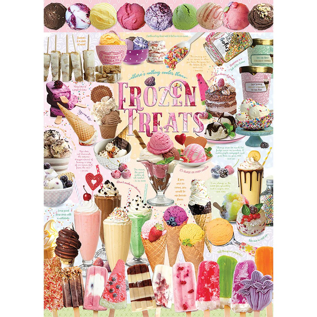 Frozen Treats 1000 Piece Jigsaw Puzzle | Cobble Hill - Jigsaw Puzzles - The Puzzle Center